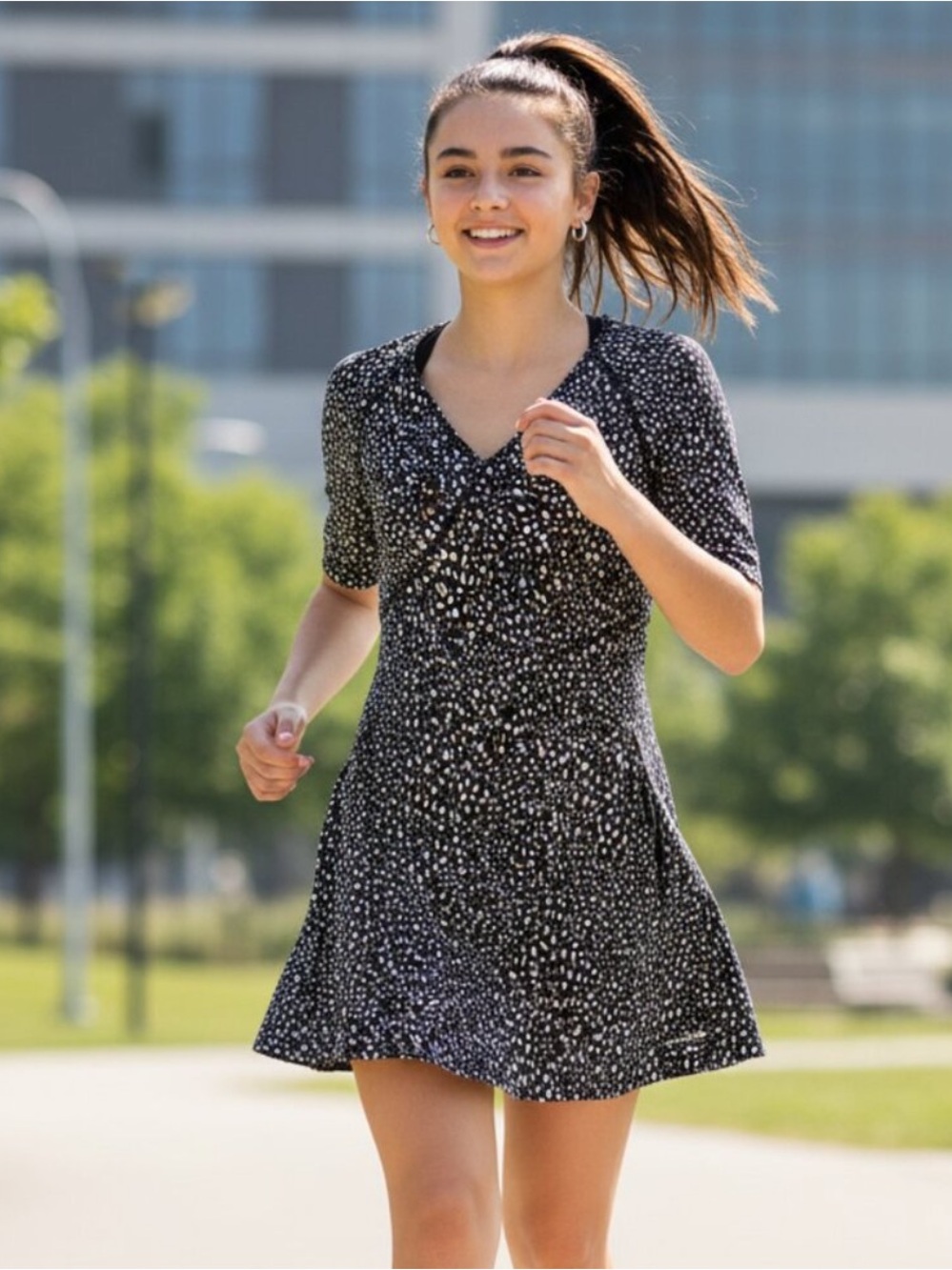Title Nine Sayonara Cafe Sleeve Dress Size S